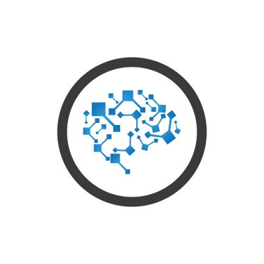 Çizgi sanatı ile betimleme beyin sembolü