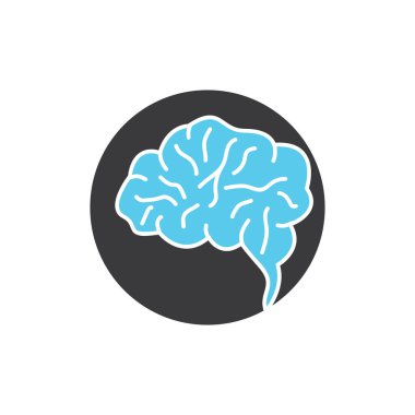 Çizgi sanatı ile betimleme beyin sembolü