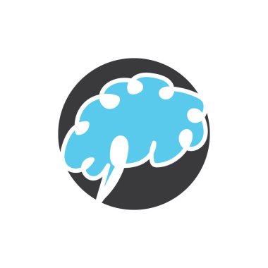 Çizgi sanatı ile betimleme beyin sembolü