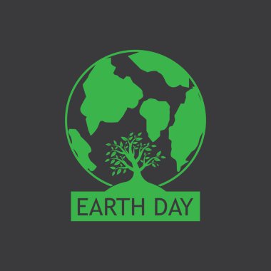 Organik Dünya Sembol Vektörü