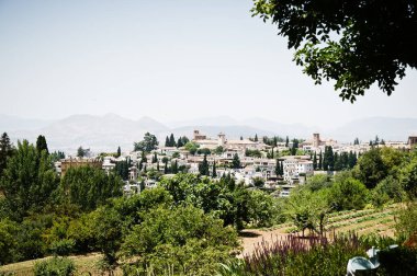 Гранада в Андалусії, Іспанія. Перегляд Альбайсін.