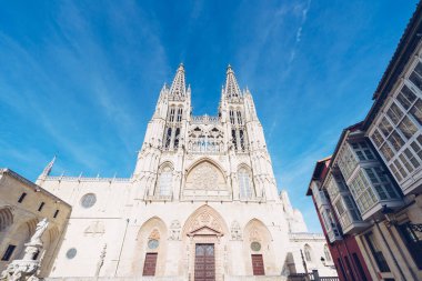 Burgos gothic cathedral, Castilla Leon, Spain clipart