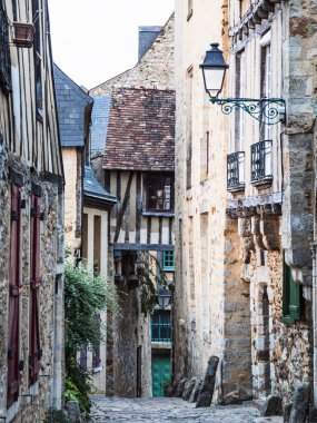 Le Mans streets in France clipart