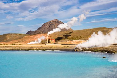 İzlanda 'daki Myvatn Jeotermal Bölgesi