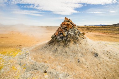 İzlanda 'daki Myvatn Jeotermal Bölgesi