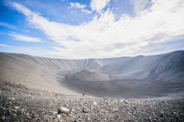 Izlanda 'da Hverfjall Yanardağı