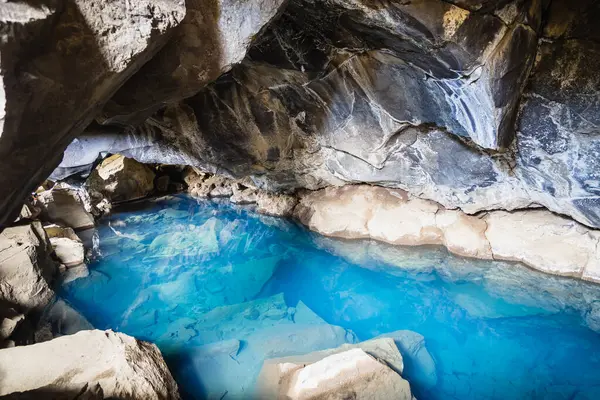 stock image Grjotagja cave in Iceland