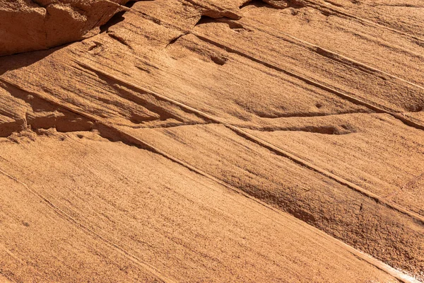 Rock Face Grand Canyon Horseshoe Bend Close Shot — Zdjęcie stockowe
