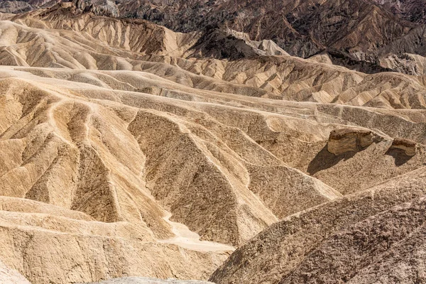 Rock Formations Zabriskie Point Death Valley National Park California Usa — Stockfoto