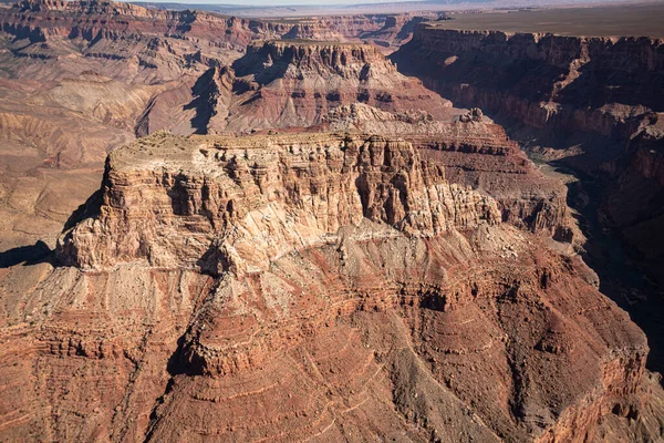 Grand Canyon Sout Rim California Usa Aerial View Helicopter — Fotografia de Stock