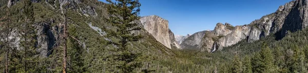 Tunnel View Scenic Point Yosemite National Park California Usa — Stockfoto