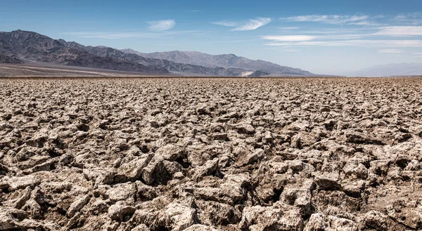 Диявол Golf Course Death Valley National Park California Usa — стокове фото