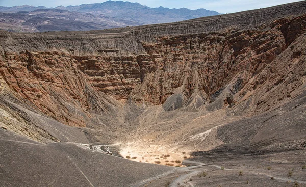 Ubehebe Krater Ölüm Vadisi Milli Parkı Içinde — Stok fotoğraf