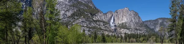 Yosemite Falls panoramic view, California, USA