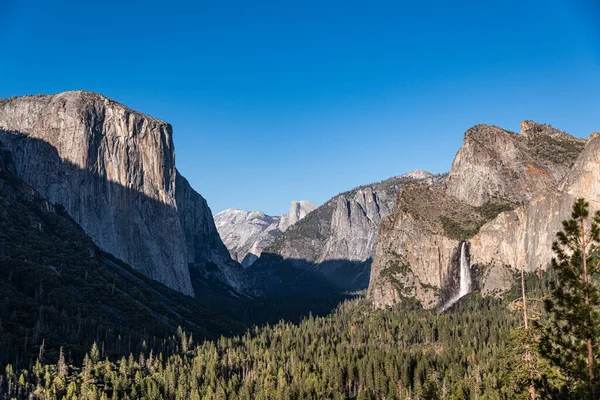 Tunnel View Scenic Point Yosemite California Usa — Stock Photo, Image