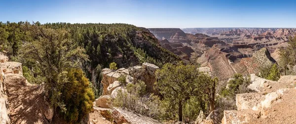 Grand Canyon South Rim Panorama Arizona Usa — Foto Stock