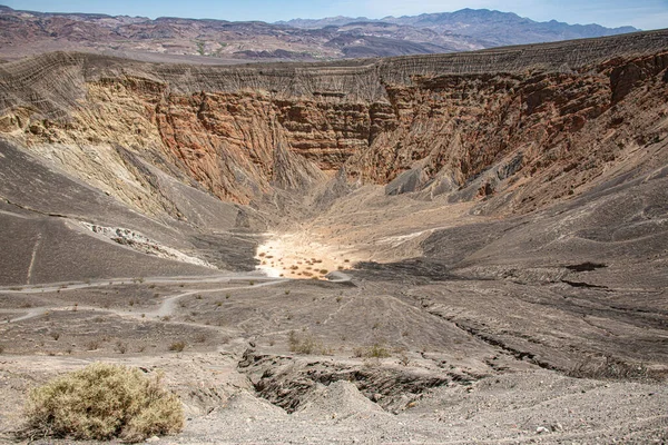 Ubehebe Krater Ölüm Vadisi Milli Parkı Içinde — Stok fotoğraf
