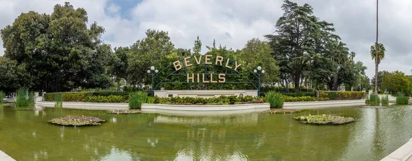 Beverly Hills Sign Los Angeles California Usa Royaltyfria Stockbilder