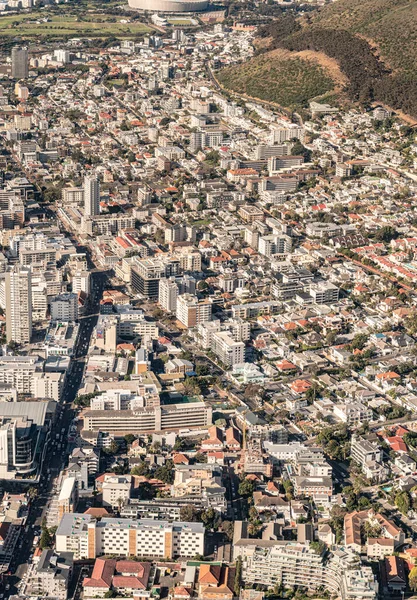 Cape Town Afrique Sud Vue Aérienne Prise Depuis Hélicoptère — Photo