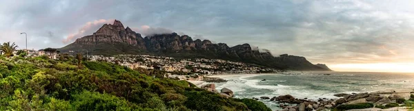 Camps Bay Twelve Apostel Mountain Cape Town South Africa Stock Photo