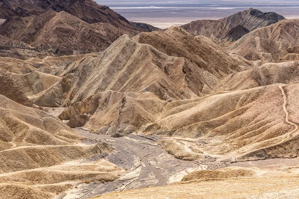 Zabriskie Point Death Valley National Park California Usa Stockbild