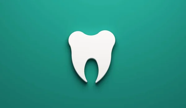 Weiße Zahn Bild Banner Hintergrund Vorlage Für Einen Zahnarzt Optometrist — Stockfoto