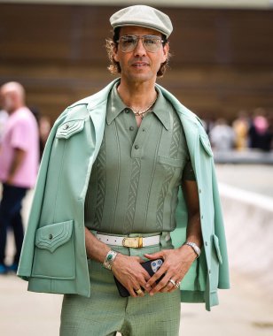 FLORENCE, Italya- 16 Haziran 2022: Floransa 'da Ulisses de Melo.