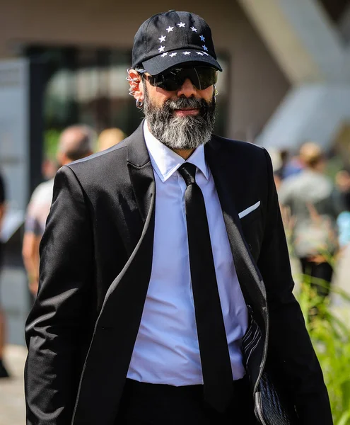 stock image MILAN, Italy- June 18 2022: Graziano Di Cintio on the street in Milan.