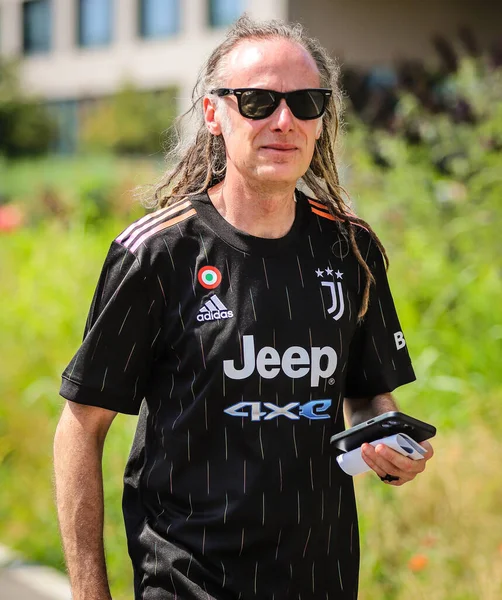 stock image MILAN, Italy- June 18 2022: Gianluca Cantaro on the street in Milan.