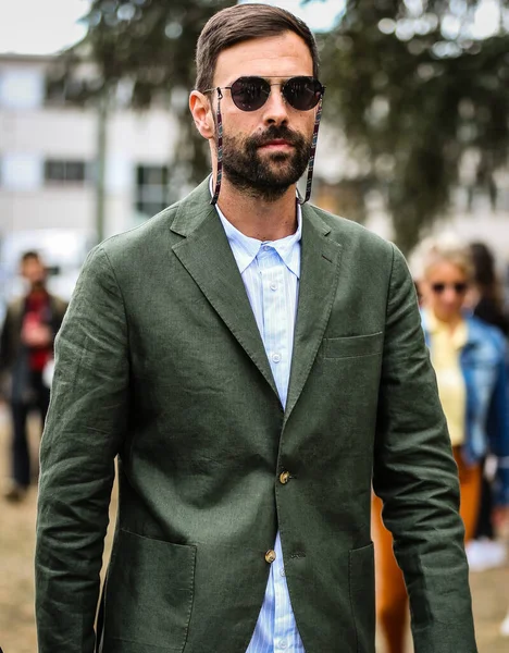 stock image MILAN, Italy- September 21 2022: Men on the street in Milan.