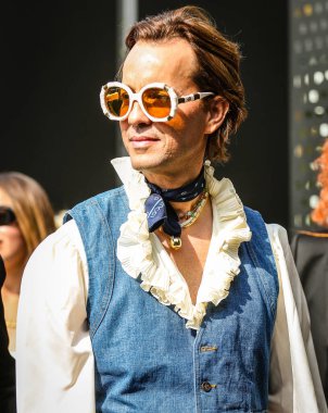 MILAN, Italy- 23 Eylül 2022: Milano 'da Ulisses de Melo.