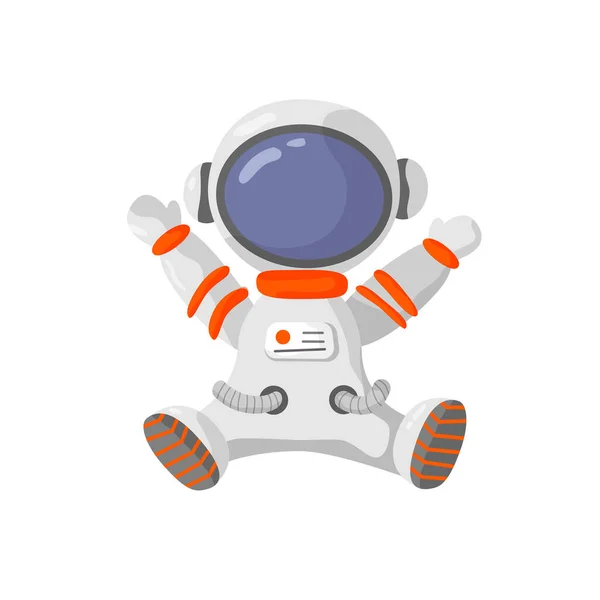 Astronaut Vesmírné Elfy Prvky Galaxie Pro Design Plakáty Pozadí Astronauta — Stock fotografie