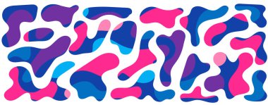 Bedava kütle şekilleri. Soyut amip şekilleri, serbest organik elementler