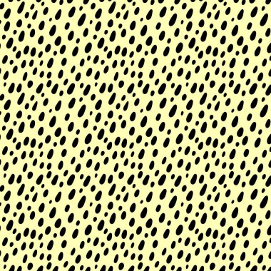 Küçük çizgi deseni. Kusursuz küçük çizgi deseni, sarı arkaplanda küçük elementler