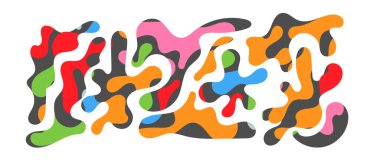 Bedava kütle şekilleri. Soyut amip şekilleri, serbest organik elementler