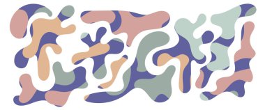 Bedava kütle şekilleri. Soyut amip şekilleri, serbest organik elementler