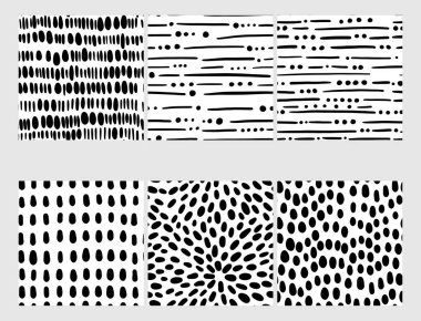 Küçük çizgiler ayarlandı. Kusursuz küçük çizgi deseni, küçük elementler