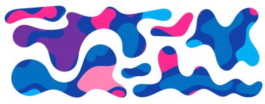 Bedava kütle şekilleri. Soyut amip şekilleri, serbest organik elementler