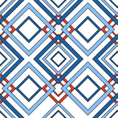 Art deco kusursuz desen. Retro çizgi sanat dokusu. Tarz Geometrik Arkaplanının Vektör İllüstrasyonu.