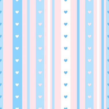 Yumuşak pastel renkte minimum kalp deseni, sevgililer günü için tasarlanmış, bebek tekstili, ve çocuk kıyafetleri. Kusursuz ve dekoratif. Kumaş ve ambalaj için harika..