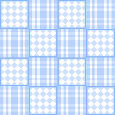 Pastel tonlarda, basit bir soyut şebekeye sahip şirin, klasik, kareli bir arka plan. Bebek modası ve ambalaj kağıdı için mükemmel..
