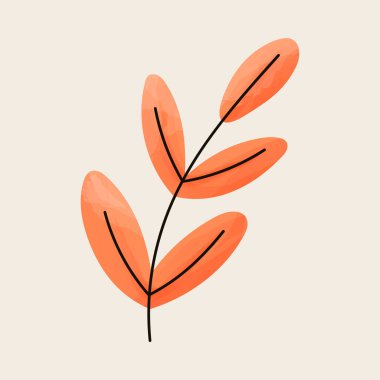 Elle çizilmiş sonbahar, yumuşak bir suluboya palette vektör çizimi bırakır. Sonbahar temalı çizimler, kıyafet baskıları ya da doğadan esinlenilmiş sıcak kompozisyonlar için mükemmel..