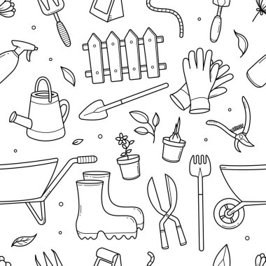 Doodle Biçimli Bahçıvan AraçlarıName