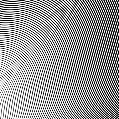 Dalga eğimli düz çizgi vektör arkaplanı