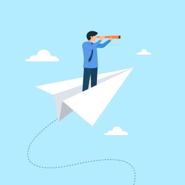 İş araştırma vektörü illüstrasyon kavramı