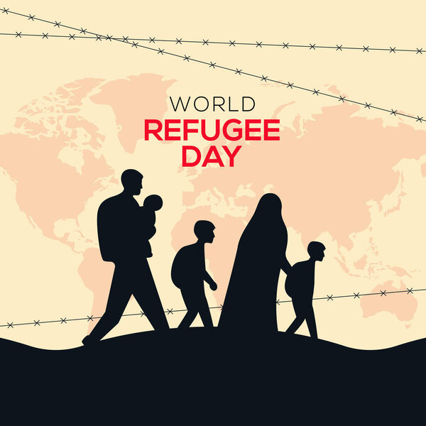 World refugee day banner campaign