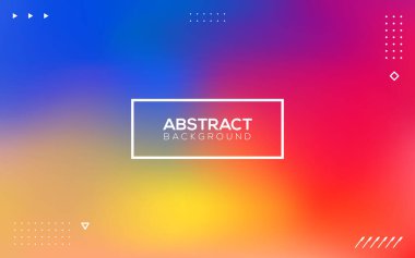Soyut karışık renk gradyanı pürüzsüz arkaplan vektörü