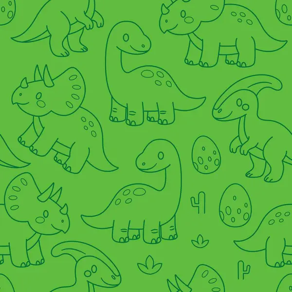 Şirin bebek dinozorlar karalamalar çiziyorlar.