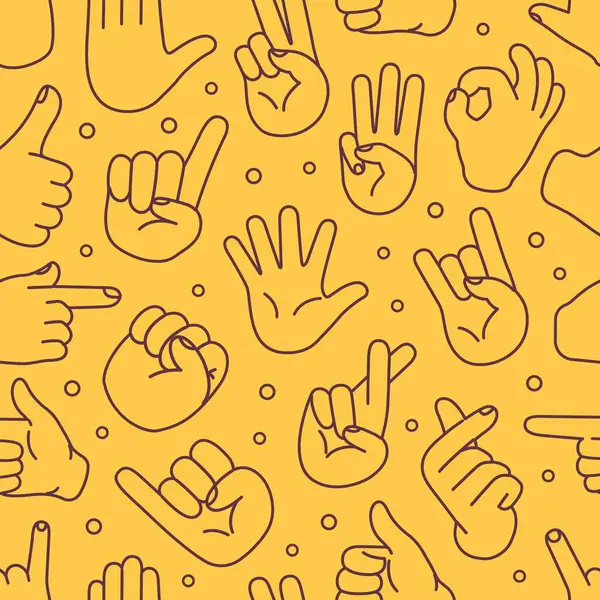 El hareketi taslak çizgisi kusursuz desen