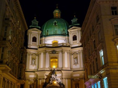 Avusturya, Viyana, Avrupa, St. Peter Katolik Kilisesi,